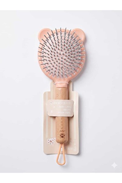 Lama Store Comfortable Care: Soft Textured Bear-Shaped Hairbrush