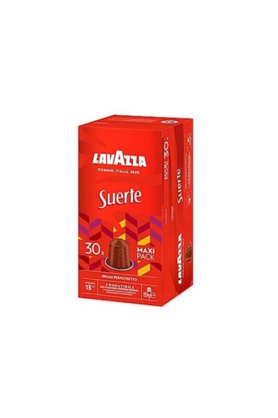 LavAzza Capsule de cafea Suerte, compatibile Nespresso, 30 bucăți x 5,7 g
