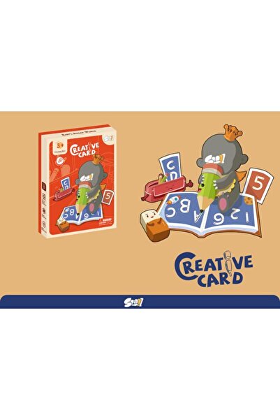 CasaDesteapta.ro Carte Creativ nivel.1 - Jucarie pentru Copii, Cadou Ideal, G...