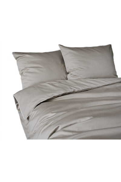 Detexpol Set lenjerie de pat din bumbac pur 160x200 Bej Premium
