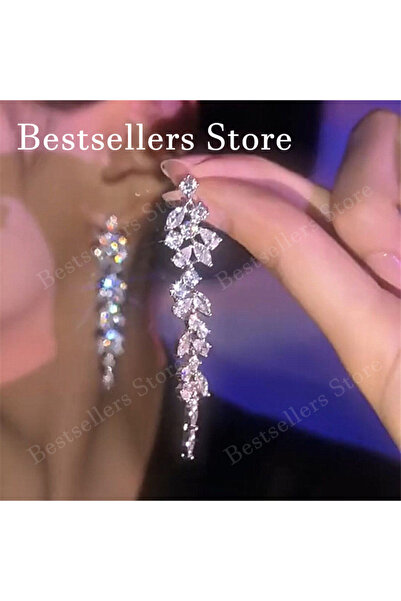 Choice Silver 925 Sterling Silver Tassel Zircon Earrings: Fashion, Women's, C...