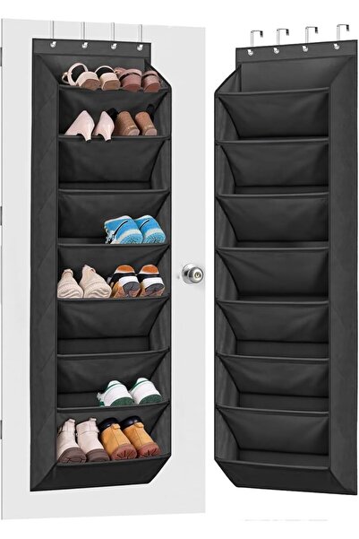 Generic Brand Organizator pantofi usa 8 buzunare, 20 perechi, tesatura ranfor...