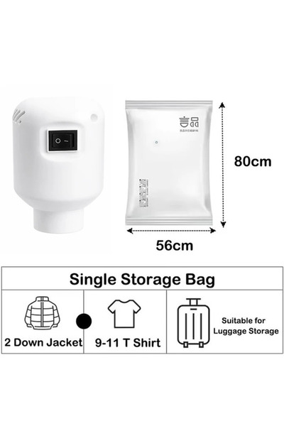TAPIT Clothing storage bags, vacuum storage bags, space-saving compression ba...