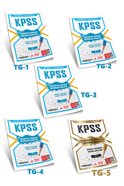 Paraf Akademi KPSS ÖN LİSANS GENEL YETENEK GENEL KÜLTÜR TÜRKİYE GENELİ DENEME...