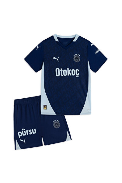 Puma Fenerbahçe Sk Third Mini Kit Kids Navy Blue Jersey
