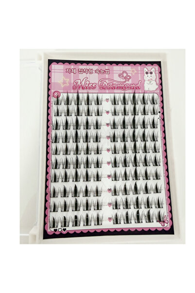 Choice 1 DIY Self-Adhesive Cluster Lashes 10 Rows/Box, Glue-Free Manga Style ...