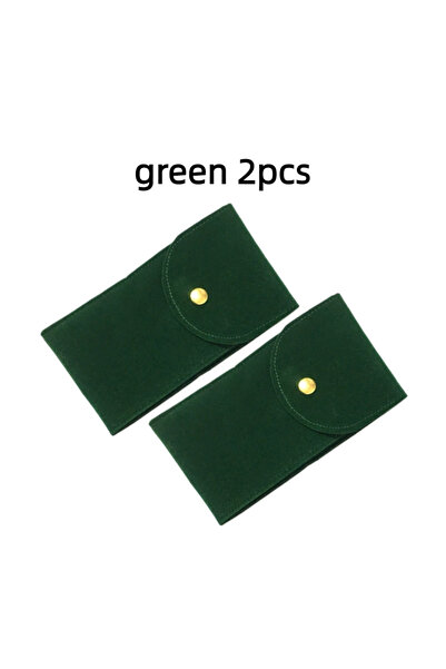 Choice10 1 slots green 2pcs Watch Dust Protection Case Storage Bag Blue and B...