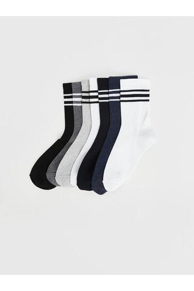 LC Waikiki Striped Boys' Socks 7-Pack (W6)