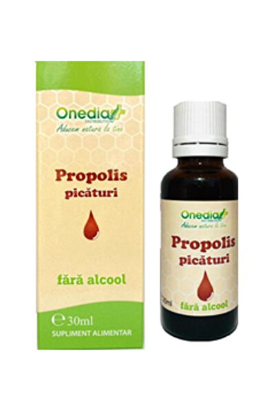 Onedia Propolis Picaturi fara Alcool Onedia, 30 ml