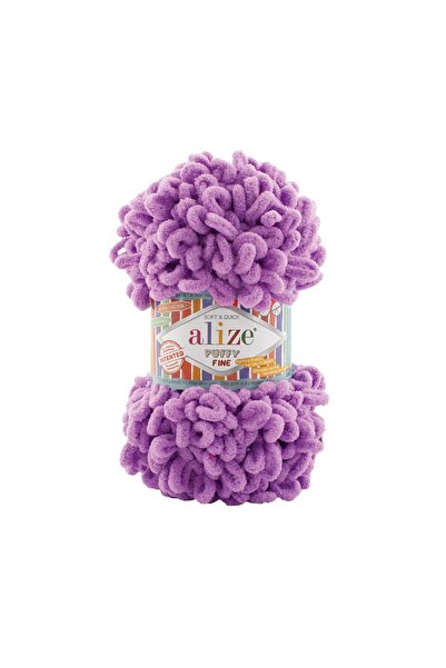 Alize Νήμα για πλέξιμο στο χέρι Puffy Fine, Συσκευασία 5 τεμαχίων - 260 - 100...