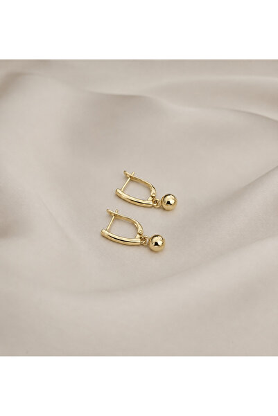 ATELİER GİZEM Xuping kararmaz gold çelik küpe