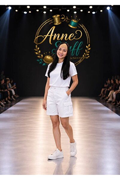 ANNESTUFF Unisex Premium Linen Cargo Shorts