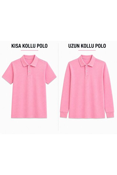 FİRES GİYİM KIZ-ERKEK POLO YAKA OKUL LAKOST TİŞÖRT UZUN KOL - KISA KOL DAYANI...