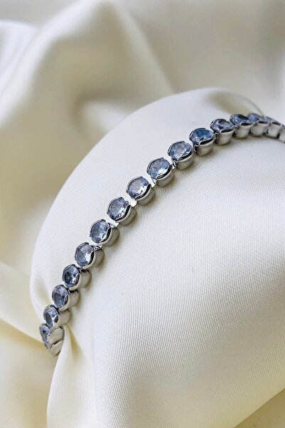 Sekiz2 Colorful Zircon Stone Stainless Steel Women's Bracelet