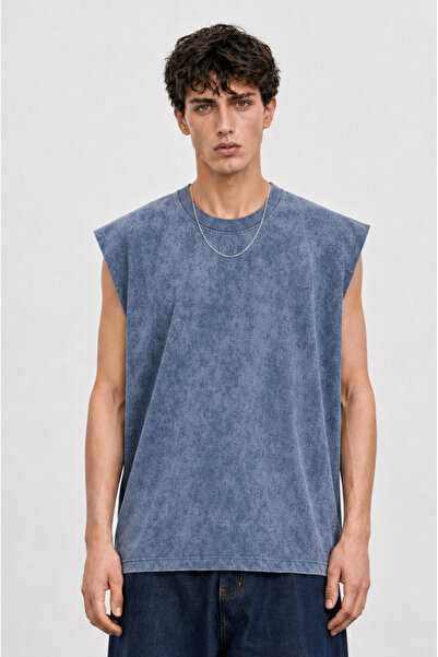 Respire Men's Washable Tank Top Petrol