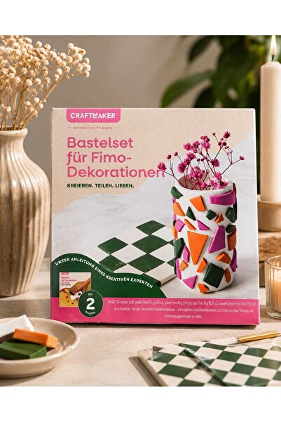 Craftmaket Set creativ Craftmaker pentru decorațiuni din Fimo