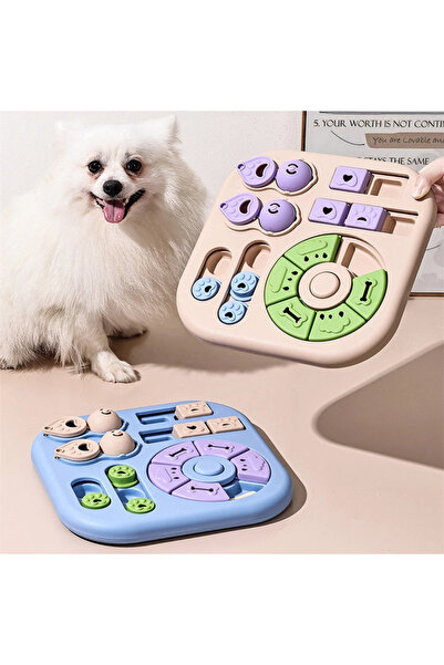 TİNEKE PAW PRO Köpek Zeka Oyuncağı | Ödül Mamalı İnteraktif Puzzle | Aktivite ve Eğitim Oyuncağı MAVİ