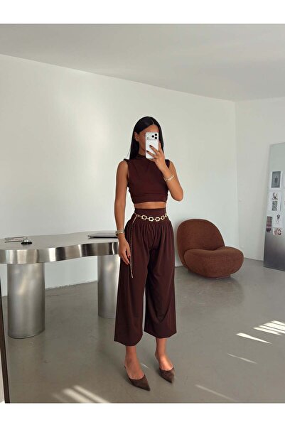 myd Asymmetrical Shalwar Suit - Brown