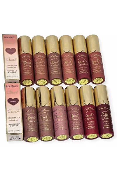 real beauty Matte Liquid Blush and Liquid Blush Two-In-One Set 12 Colors