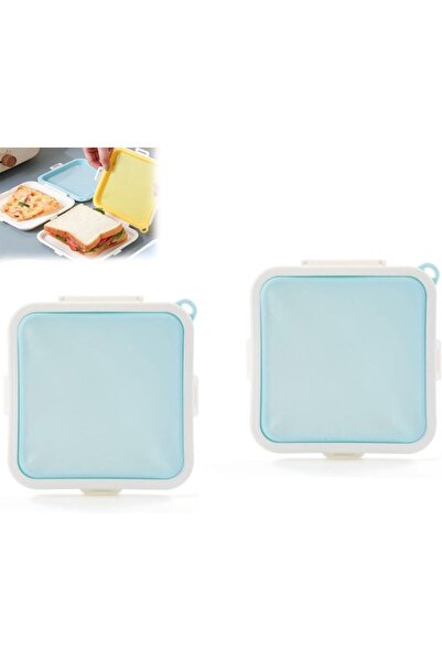 STARSTAR Two-piece lunchbox set, square, blue