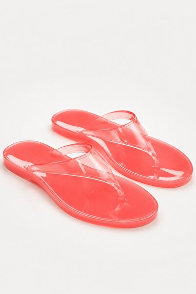 İX Jelly Candy Women's Transparent Flip-Flops Gel Beach Slippers