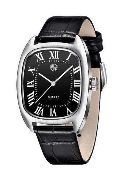 RollsTimi RT7904 Men's Quartz Watches 36MM Classic Leather Watchband Business...