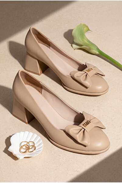 Daxtors D5165 Women's Classic Heeled Bow Shoes