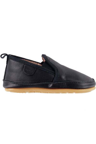move Pantofi tip barefoot cu elastic din piele pentru primii pași, bleumarin,...