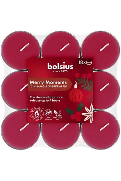Bolsius Lumanare Pastila, 4 Ore, Bolsius, 18 Bucati