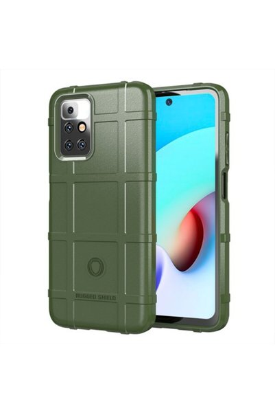 OEM Θήκη TPU Σιλικόνης Ενισχυμένη Ανθεκτική για Xiaomi Redmi 10 - Πράσινο του...