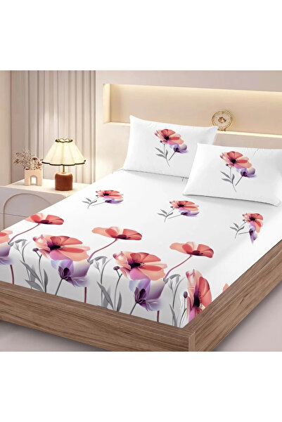 TextiLici Set Husă de pat cu elastic, FixOnBed, 160 x 200 cm, bumbac, 2 fete ...
