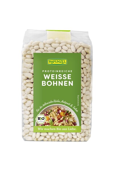 Rapunzel Fasole albă bio, 500g