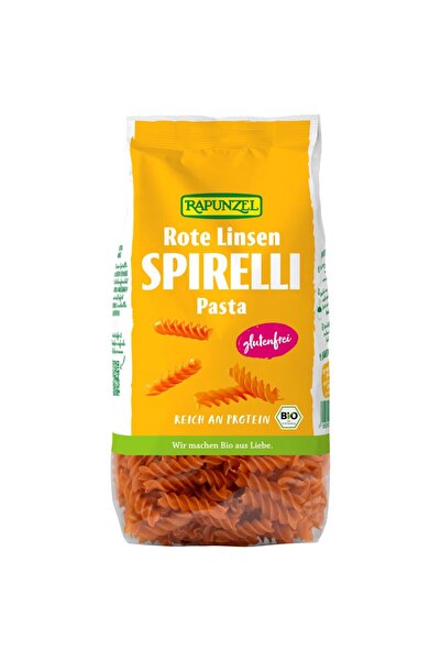 Rapunzel Spirelli din linte rosie fara gluten,