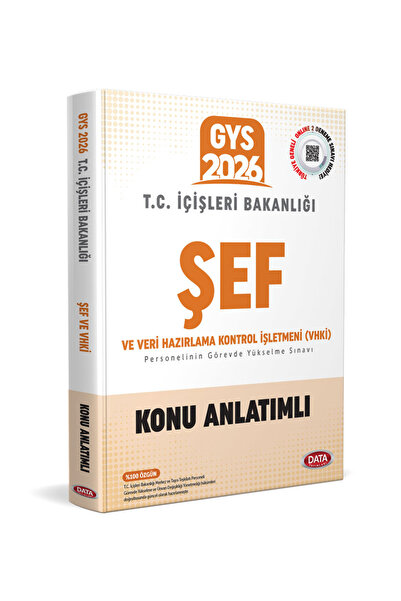 Data Yayınları T.C. İçişleri Bakanlığı Şef GYS Konu Anlatımlı 2027