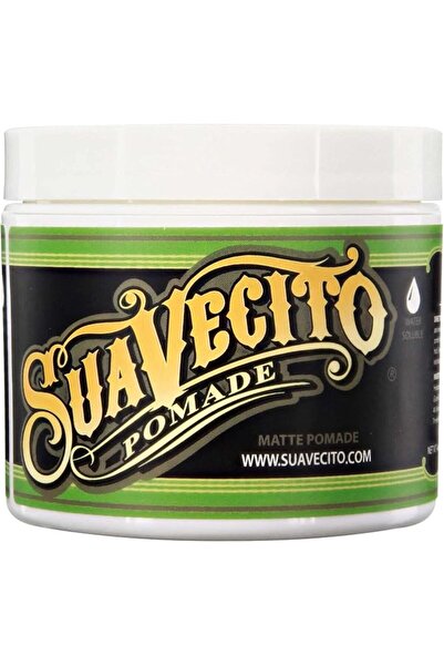 Suavecito Pomade بوماد شعر قوي التثبيت للرجال - لمعان متوسط - 4 أونصة، عبوة و...