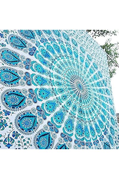 Bless International Indian Hippie Bohemian Psychedelic Peacock Mandala Wall H...