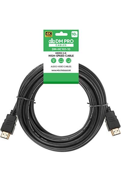 Other DM Pro HDMI 2.0 Καλώδιο Υψηλής Ταχύτητας Premium 4K 60Hz HDR HDMI Αρσεν...