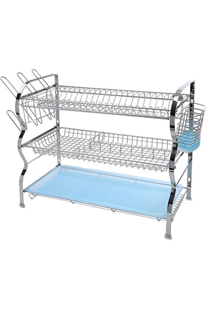 ROYALFORD Rf2569 3-Layer Wall Hanging Dish Rack, 665X260X477 Mm