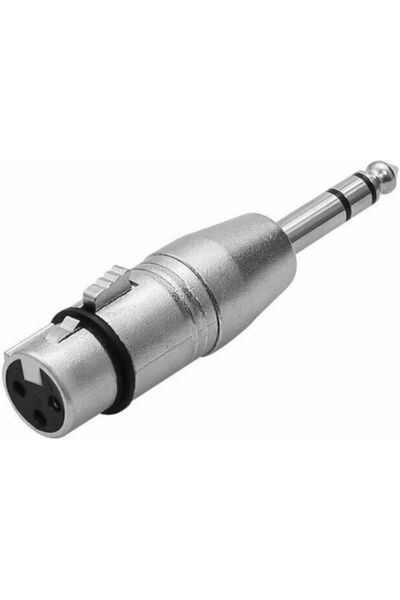 Other DM Pro Μετατροπέας 6.3mm Αρσενικό σε XLR Θηλυκό Ασημί 1 Τεμάχιο