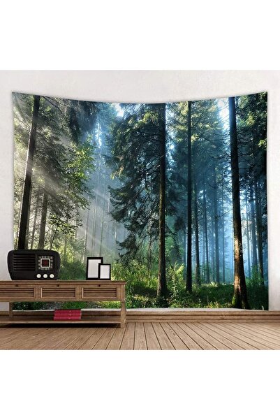 GENERAL Llamazing Forest Tapestry Home Decor Landscape Tapestry Living Room B...