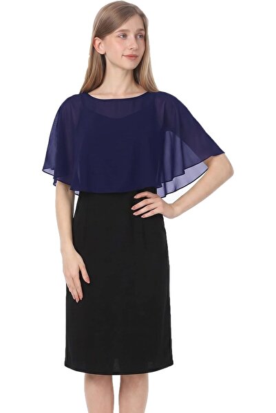GENERAL Baoqiya Capelets for Women Shawls and Wraps Soft Chiffon Cape For Wed...