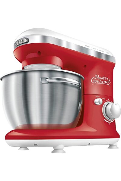 Sencor - Stand Mixer, Small Electric Food Mixer, 6 Speeds Portable Lightweigh...