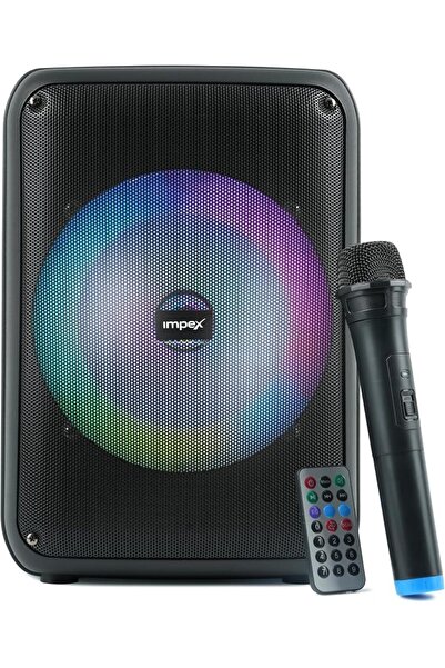 Global Impex IMPEX 8 Inch Trolley Speaker TS 4001A, 800W PMPO Portable Blueto...