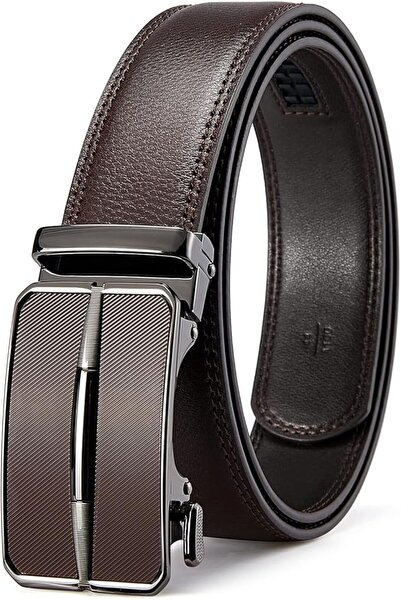 BOSTANTEN Mens Belt Leather 2 Pack Ratchet Belt For Men Dress and Casual with...