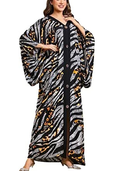 YouKD Women's Long Kaftan Maxi Bohemian Dress Beach Coverup Robe Roomy Kimono...