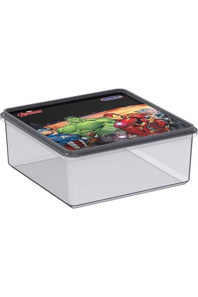 Cosmoplast Marvel Avengers Plastic Storage Box 8 Liters, L 30 X W 30 X H 12.3