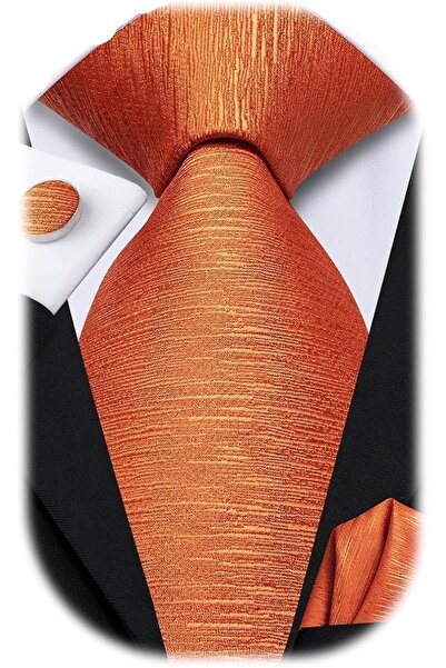 Dubulle Mens Paisely Silk Tie for Men Necktie and Pocket Square Set