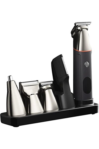 EACAM 5-IN-1 Hair Clipper Set Men's Hair Clippers Electric Body Hair Trimmer ...