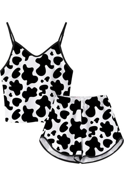 GENERAL Schbbbta Girls Boys Satin Pajamas Set, 2Piece Silk Nightwear Button-D...