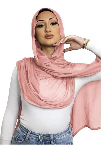 GENERAL Txameru Women's Hijab Viscose Hijab for Women Muslim Cotton Hijab Fas...